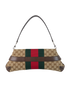 Horsebit Chain Medium Shoulder Bag, back view